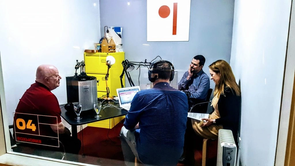 Boxworks Co-Working Podcast Recording