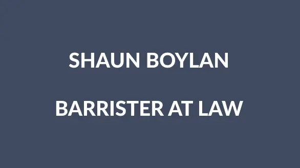 Shaun Boylan, Barrister at Law logo